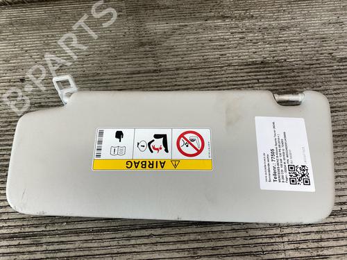 Used Right sun visor MERCEDES-BENZ B-CLASS Sports Tourer (W246, W242) B 200 CDI / d 4-matic (246.202) (136 hp) 18529341