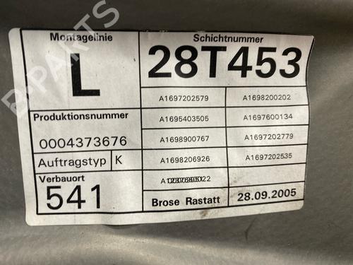 Front left window mechanism MERCEDES-BENZ A-CLASS (W169) A 160 CDI (169.006, 169.306) | BP30398407C22 