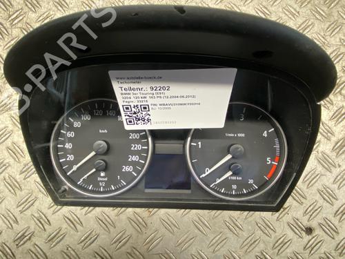 Compteur de vitesse BMW 3 Touring (E91) 320 d (163 hp) 31978830