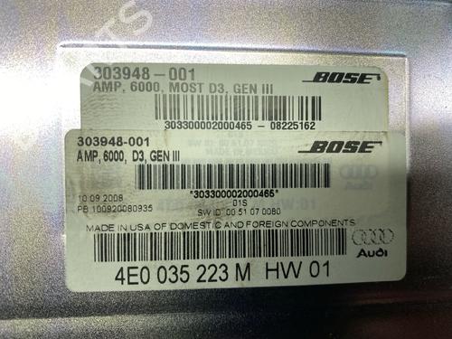 Moduł elektroniczny AUDI A8 D3 (4E2, 4E8) 4.2 TDI quattro | BP29936962M83