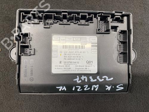 Used Electronic module Electronic module MERCEDES-BENZ S-CLASS (W221, V221) S 350 4-matic (221.087, 221.187) (272 hp) 36132356 36132356