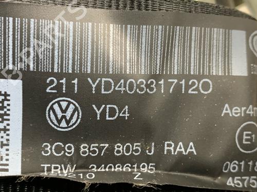 Rear left seatbelt VW PASSAT B7 Variant (365) 1.4 TSI | BP24639423I29 