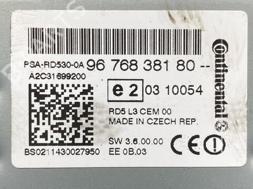 Radio CITROËN C4 II (NC_) 1.6 HDi 90 | BP32060252E6 