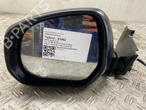 Used Left mirror OPEL AGILA B (H08) 1.2 (F68) (86 hp) 23527468