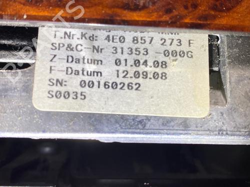 Afficheur AUDI A8 D3 (4E2, 4E8) 4.2 TDI quattro | BP29971840C48