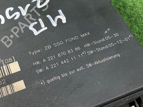 Electronic module MERCEDES-BENZ S-CLASS (W221, V221) S 500 (221.071, 221.171) | BP14606103M83