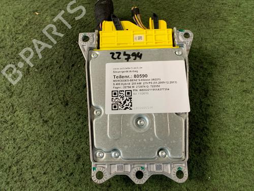 ECU airbags MERCEDES-BENZ S-CLASS (W221, V221) S 400 Hybrid (221.095, 221.195) | BP20650878M53 