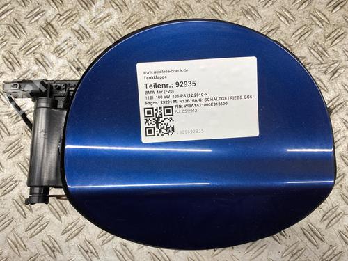 Used Fuel flap BMW 1 (F20) 116 i (136 hp) 32681792