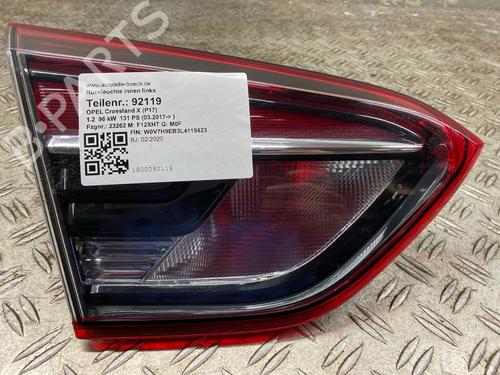 Used Left tailgate light Left tailgate light OPEL CROSSLAND X / CROSSLAND (P17, P2QO) 1.2 (75) (131 hp) 36066021 36066021