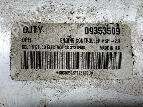 Motorstyringsenhed OPEL ASTRA G Hatchback (T98) 1.6 16V (F08, F48) | BP29480636M57 