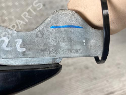 Front left exterior door handle CITROËN C5 III (RD_) 1.6 HDi 115 (RD9HRA, RD9HLA, RD9HL0) | BP13635150C128 