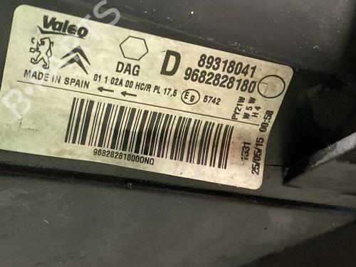Right headlight PEUGEOT PARTNER Box Body/MPV 1.6 BlueHDi 100 | BP39685563C29 - Image 10