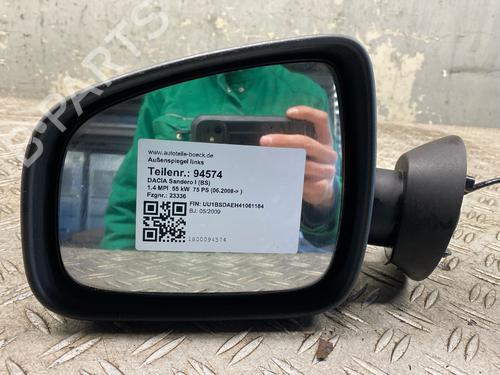 Used Left mirror Left mirror DACIA SANDERO 1.4 (BS0C, BS0A, BS0G, BS1F, BS0E) (75 hp) 34582289 34582289