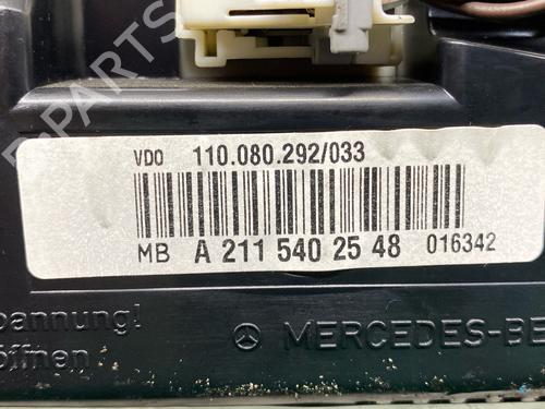 Instrument cluster MERCEDES-BENZ E-CLASS T-Model (S211) E 280 T CDI (211.220) | BP29483522C47 
