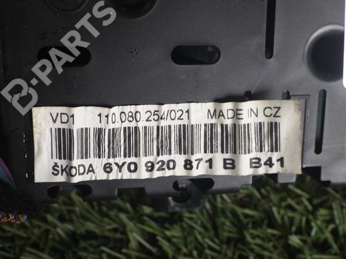 Instrument cluster SKODA FABIA I Combi (6Y5) 1.4 16V | BP5934286C47 