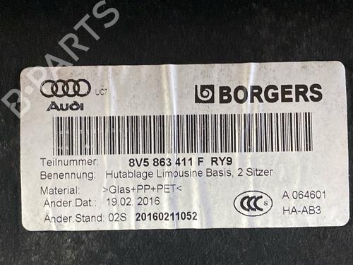Rear parcel shelf AUDI A3 Limousine (8VS, 8VM) 1.0 TFSI | BP32421183C85