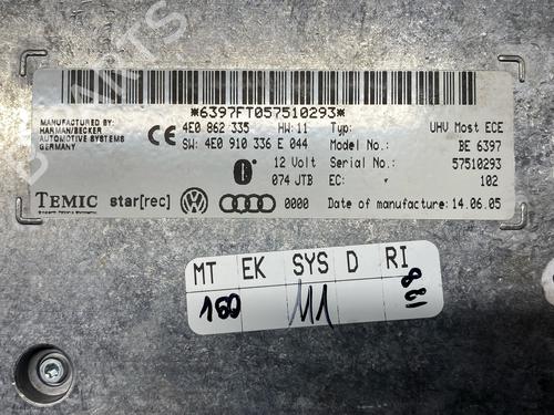 Electronic module AUDI A6 C6 Avant (4F5) 3.2 FSI | BP33657035M83 - Image 4