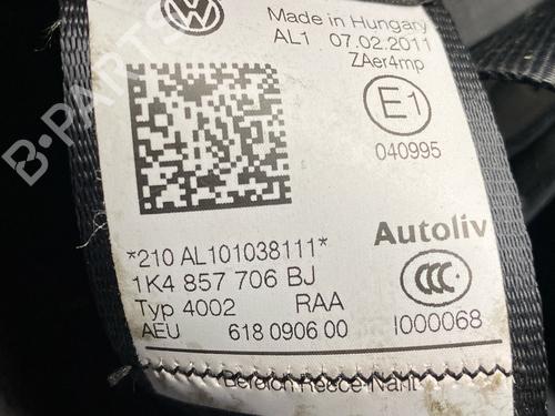 Front right seatbelt VW GOLF VI (5K1) 1.4 TSI | BP34557473I25  - Image 7
