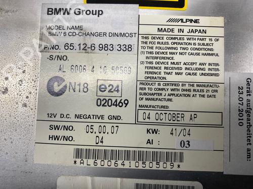 Electronic module BMW 5 Touring (E61) 525 d | BP33011813M83  - Image 7