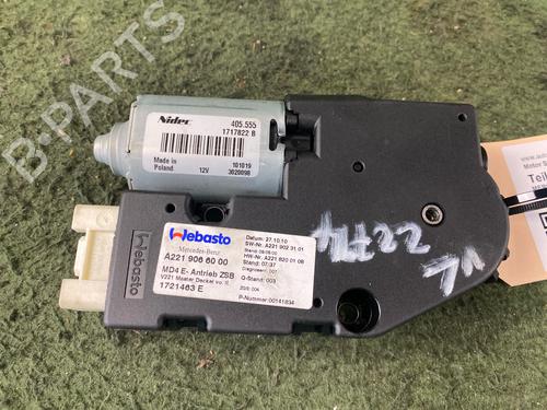 Sunroof engine MERCEDES-BENZ S-CLASS (W221, V221) S 400 Hybrid (221.095, 221.195) | BP20659545M60 