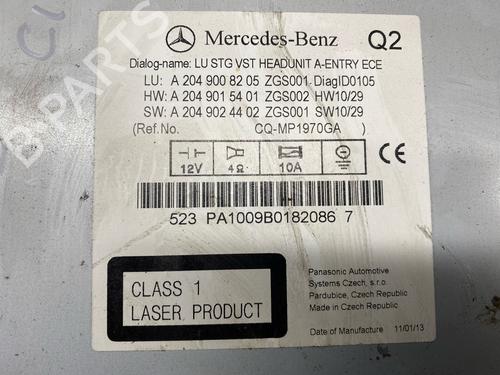 Radio MERCEDES-BENZ C-CLASS T-Model (S204) C 180 CGI (204.249) | BP30641227E6