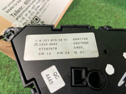 Switch MERCEDES-BENZ S-CLASS (W221, V221) S 500 (221.071, 221.171) | BP11028579I30 