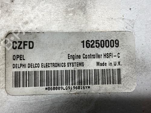 Engine control unit (ECU) OPEL ZAFIRA A MPV (T98) 1.6 16V (F75) | BP29480642M57 