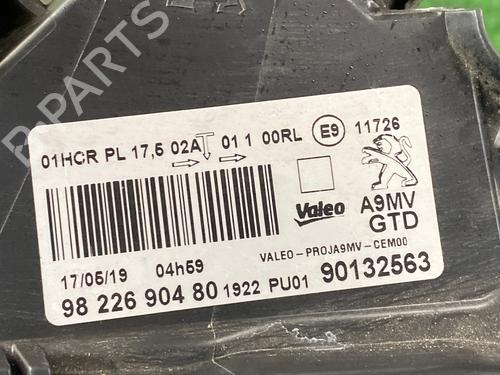Left headlight PEUGEOT 208 I (CA_, CC_) 1.2 PureTech 82 | BP16011647C28 
