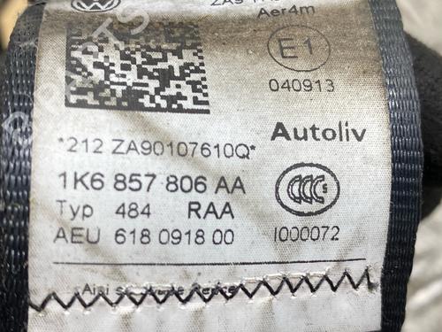 Rear right seatbelt VW GOLF VI (5K1) 2.0 TDI | BP28423827I28 