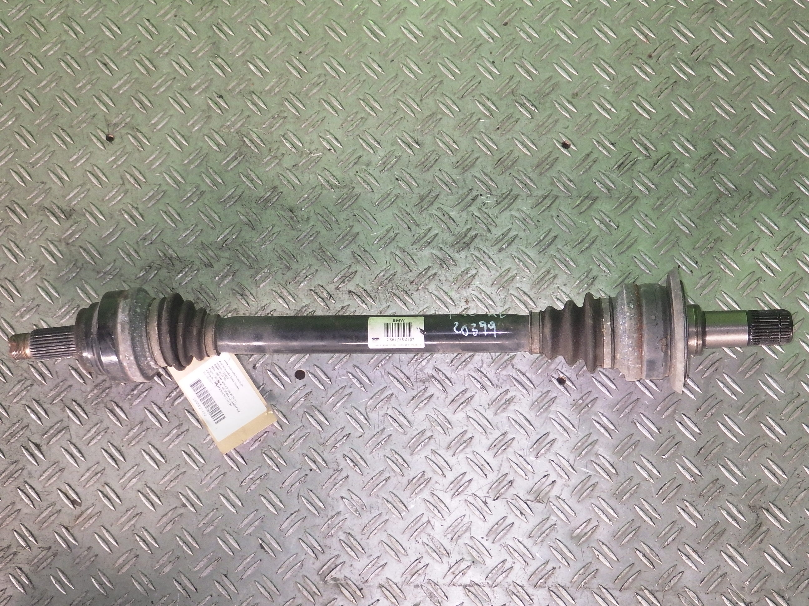 Bmw 5 Series F10 F11 2010-2017 Driveshaft Passenger Rear Side