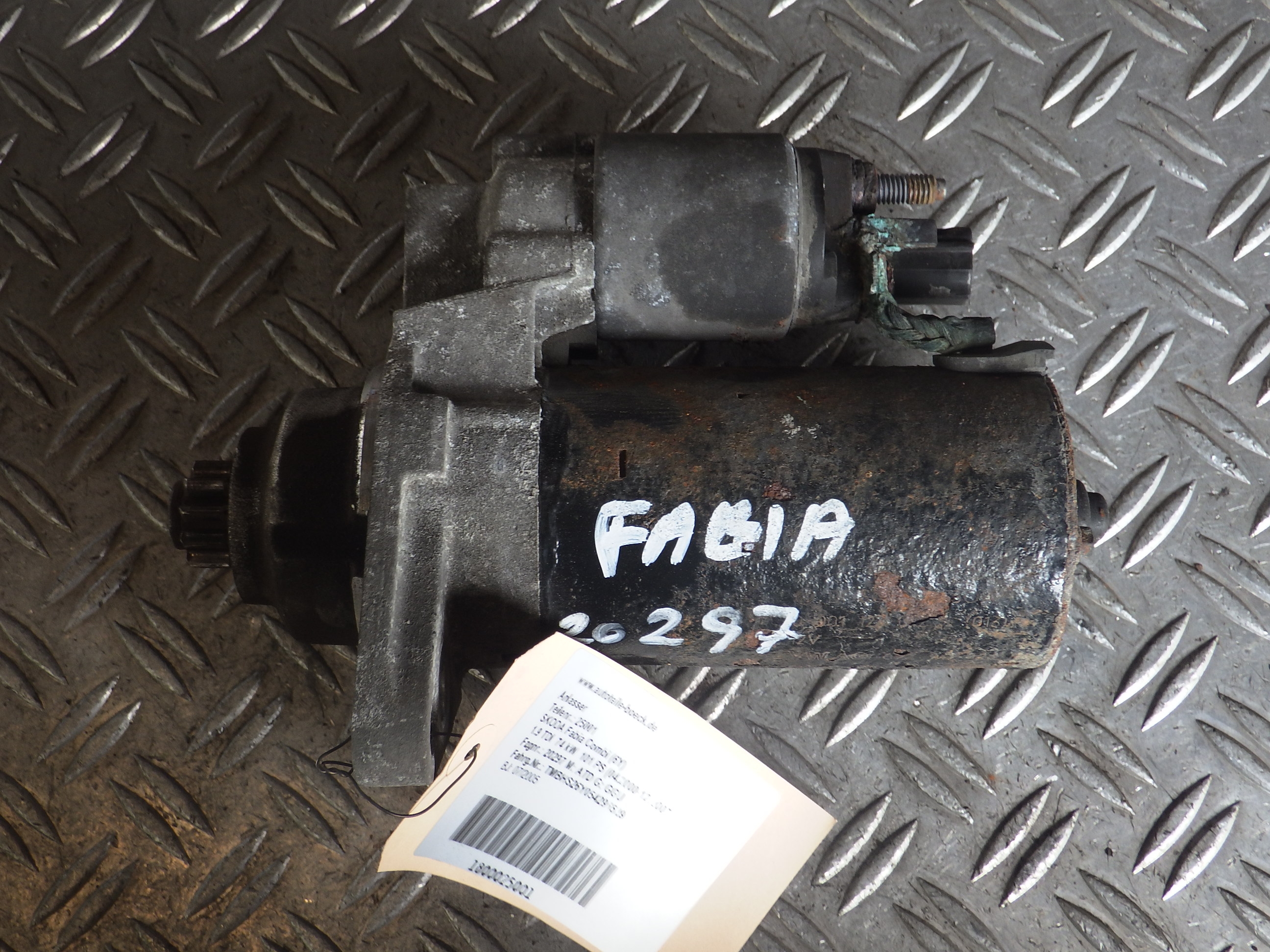 1.9 SDI 2001-2007 6Y5 BRAND NEW STARTER MOTOR FITS FOR SKODA FABIA I Praktik