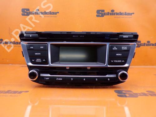 Used Radio HYUNDAI i20 I (PB, PBT) 1.4 CRDi (90 hp) 32662823