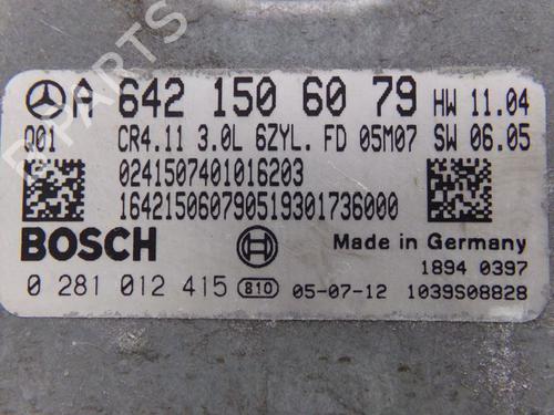 Engine control unit (ECU) MERCEDES-BENZ M-CLASS (W164) ML 280 CDI 4-matic (164.120) | BP29644853M57 