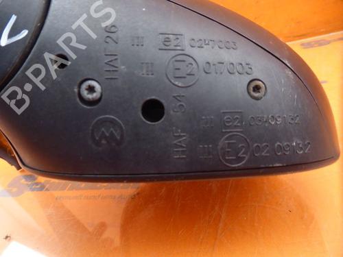 Right mirror PEUGEOT 206+ (2L_, 2M_) 1.4 i (2LKFWA, 2MKFWA) | BP27666575C27 