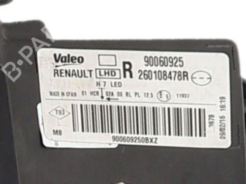 Right headlight RENAULT MEGANE IV Hatchback (B9A/M/N_) 1.2 TCe 130 (B9MR) | BP40024620C29 - Image 7
