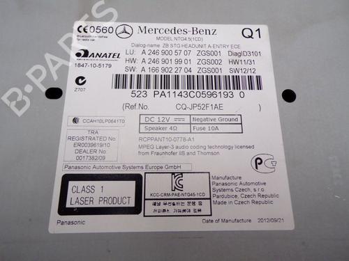 Electronic module MERCEDES-BENZ B-CLASS Sports Tourer (W246, W242) B 180 CDI (246.200) | BP24392800M83 