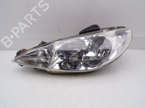 Used Left headlight Left headlight PEUGEOT 206 CC (2D) 1.6 16V (2DNFUF, 2DNFUR) (109 hp) 33298454 33298454