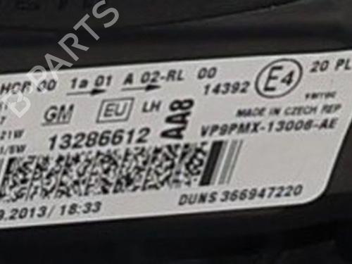 Left headlight OPEL MERIVA B MPV (S10) 1.4 (75) | BP40024609C28  - Image 6