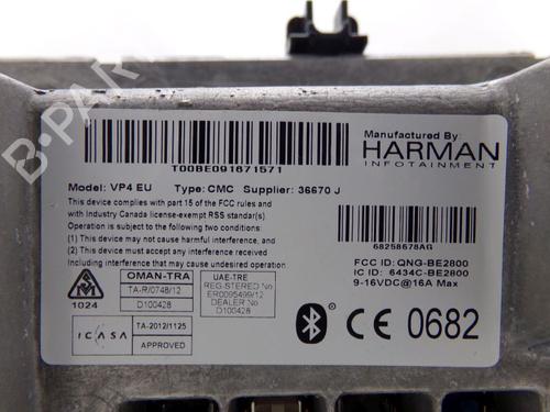 Display monitor JEEP CHEROKEE (KL) 2.2 CRD 4x4 | BP30047504C48 