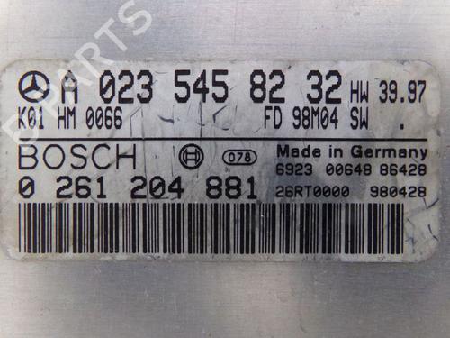 Engine control unit (ECU) MERCEDES-BENZ SLK (R170) 230 Kompressor (170.447) | BP31162191M57 