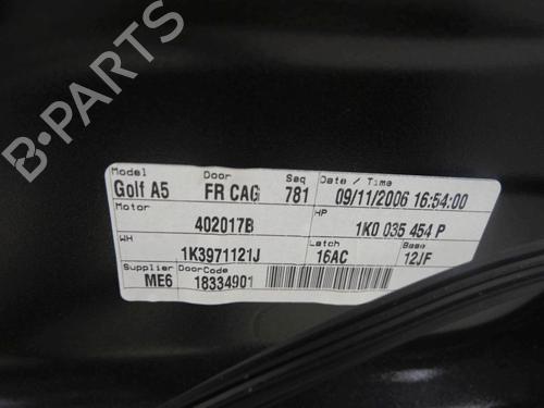 Right front door VW GOLF V (1K1) 1.9 TDI | BP28176751C3 