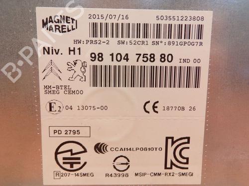 Electronic module PEUGEOT 308 II (LB_, LP_, LW_, LH_, L3_) 1.6 BlueHDi 120 | BP24412584M83 