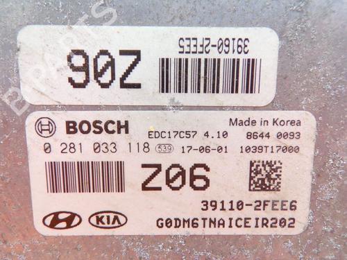 Engine control unit (ECU) HYUNDAI SANTA FÉ III (DM, DMA) 2.2 CRDi 4WD | BP33684372M57 - Image 2