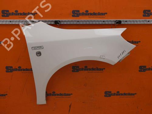 Used Right front fenders SKODA FABIA II Combi (545) 1.2 TSI (105 hp) 29046987