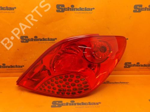 Used Right taillight PEUGEOT 207 (WA_, WC_) 1.4 HDi (68 hp) 32646982