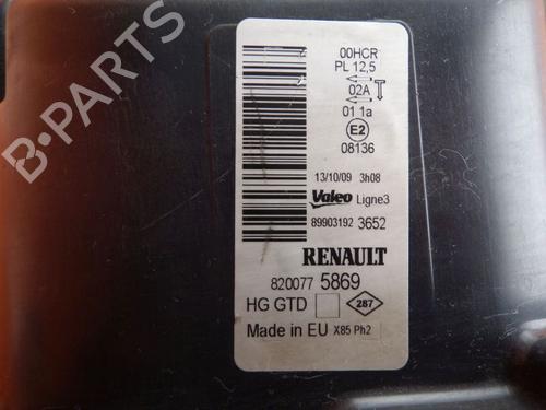 Left headlight RENAULT CLIO III (BR0/1, CR0/1) 1.2 16V (BR02, BR0J, BR11, CR02, CR0J, CR11) | BP28363679C28 