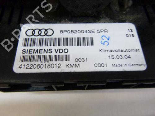 Commande Chauffage AUDI A3 (8P1) 2.0 TDI 16V | BP24382403I5 