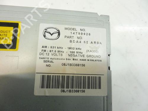 Radio MAZDA 3 (BL) 1.6 MZR (BL14) | BP24385255E6 