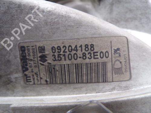 Right headlight OPEL AGILA A (H00) 1.2 16V (F68) | BP33560725C29  - Image 8