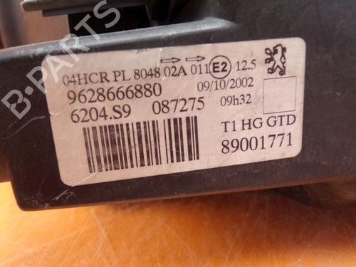 Left headlight PEUGEOT 206 CC (2D) 1.6 16V (2DNFUF, 2DNFUR) | BP24412783C28 